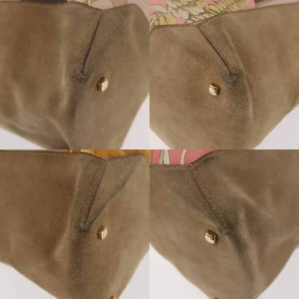 Salvatore Ferragamo Nylon Tote Bag Beige